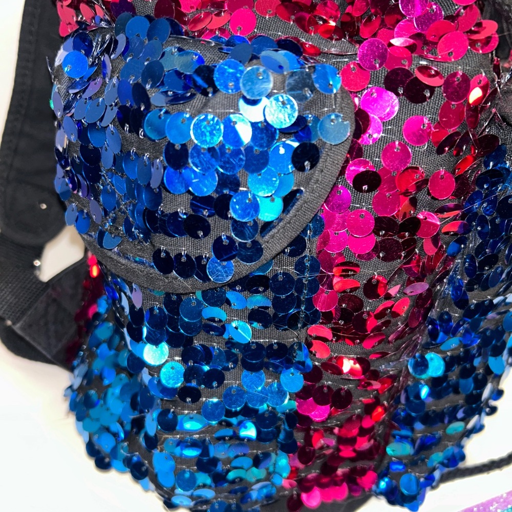 Aeropostale Ps Backpack Sequins Euc - image 6